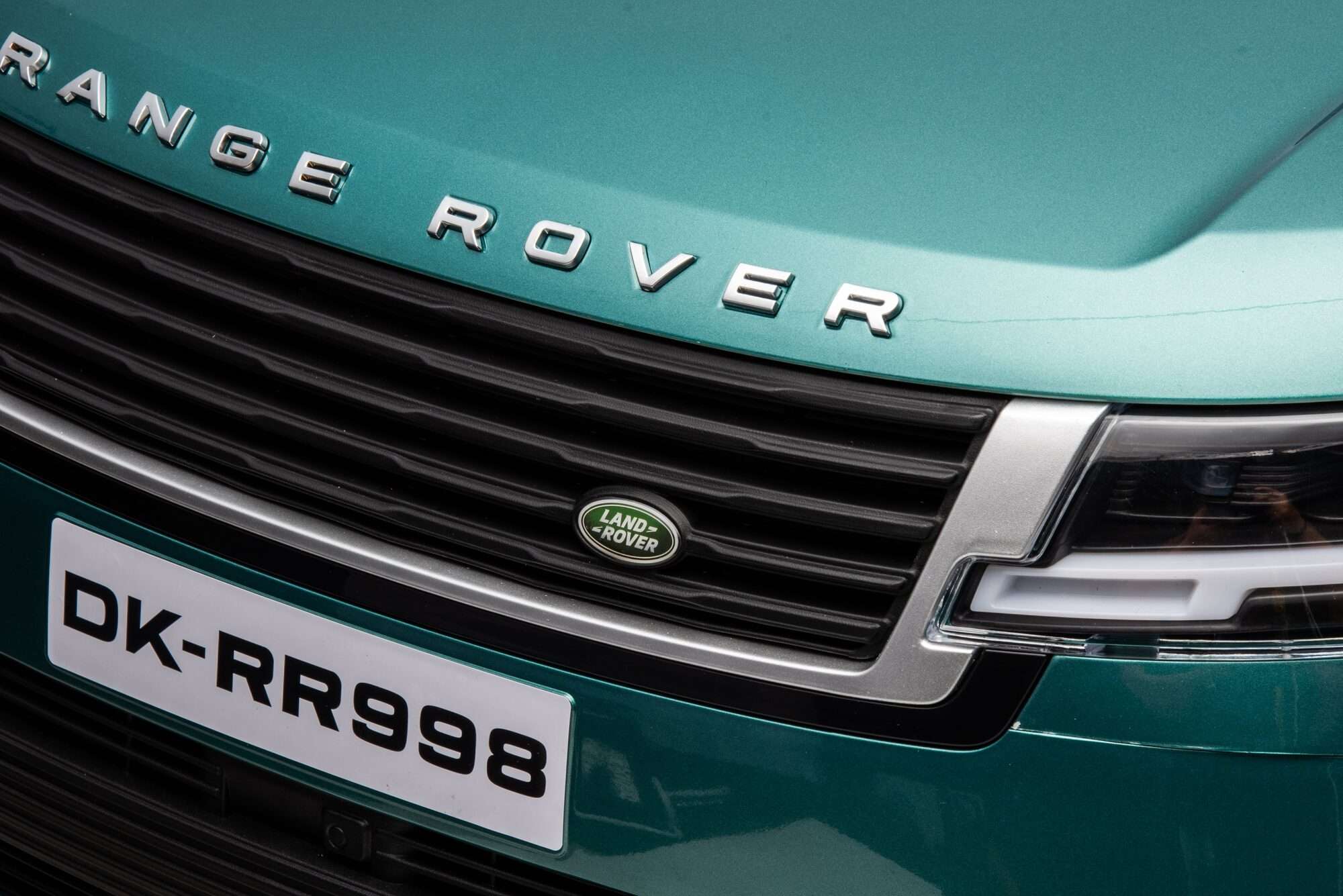 Image du produit : Coche eléctrico para niños Range Rover 2022 con licencia - Verde metalizado (de 3 a 8 años)
