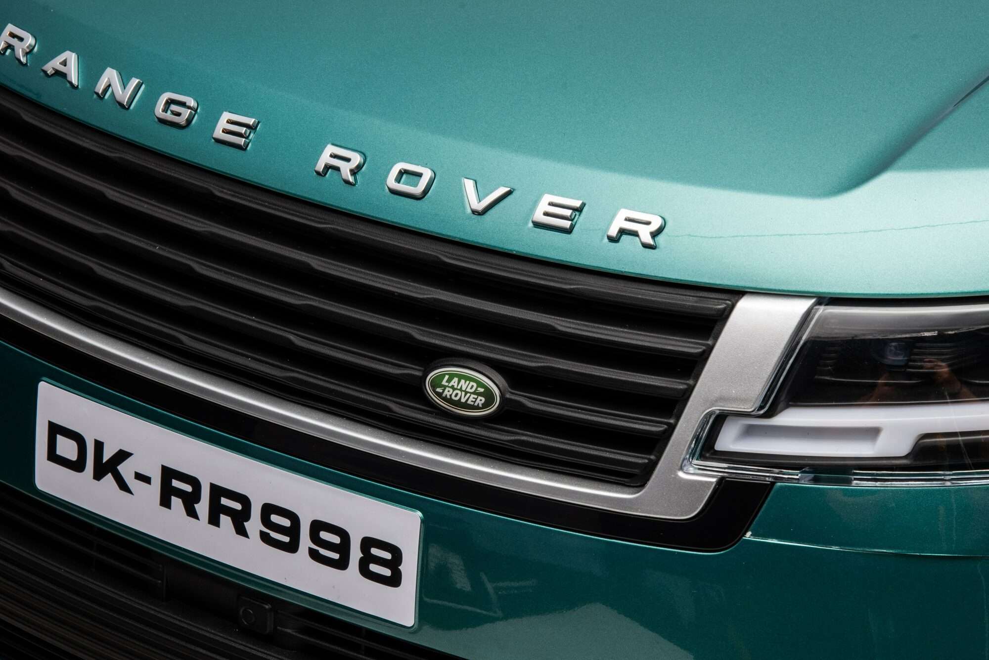 Image du produit : Coche eléctrico para niños Range Rover 2022 con licencia - Verde metalizado (de 3 a 8 años)