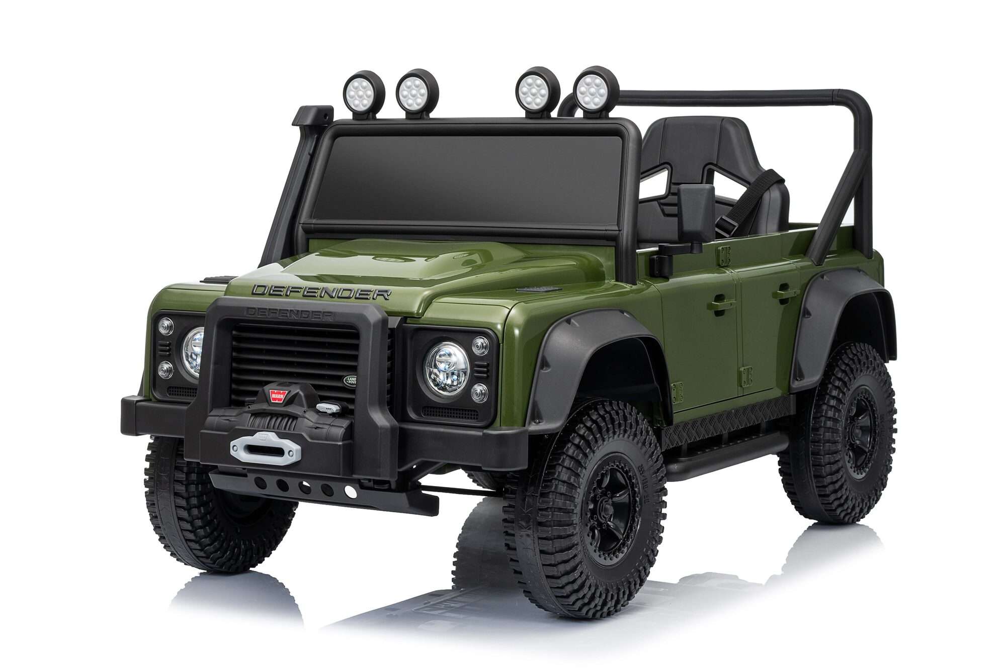 Image du produit : Land Rover Defender 110 SVX coche eléctrico para niños - Army Green (3 a 8 años)