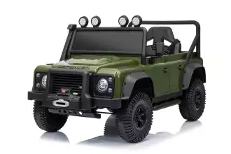 Land Rover Defender 110 SVX coche eléctrico para niños - Army Green (3 a 8 años)