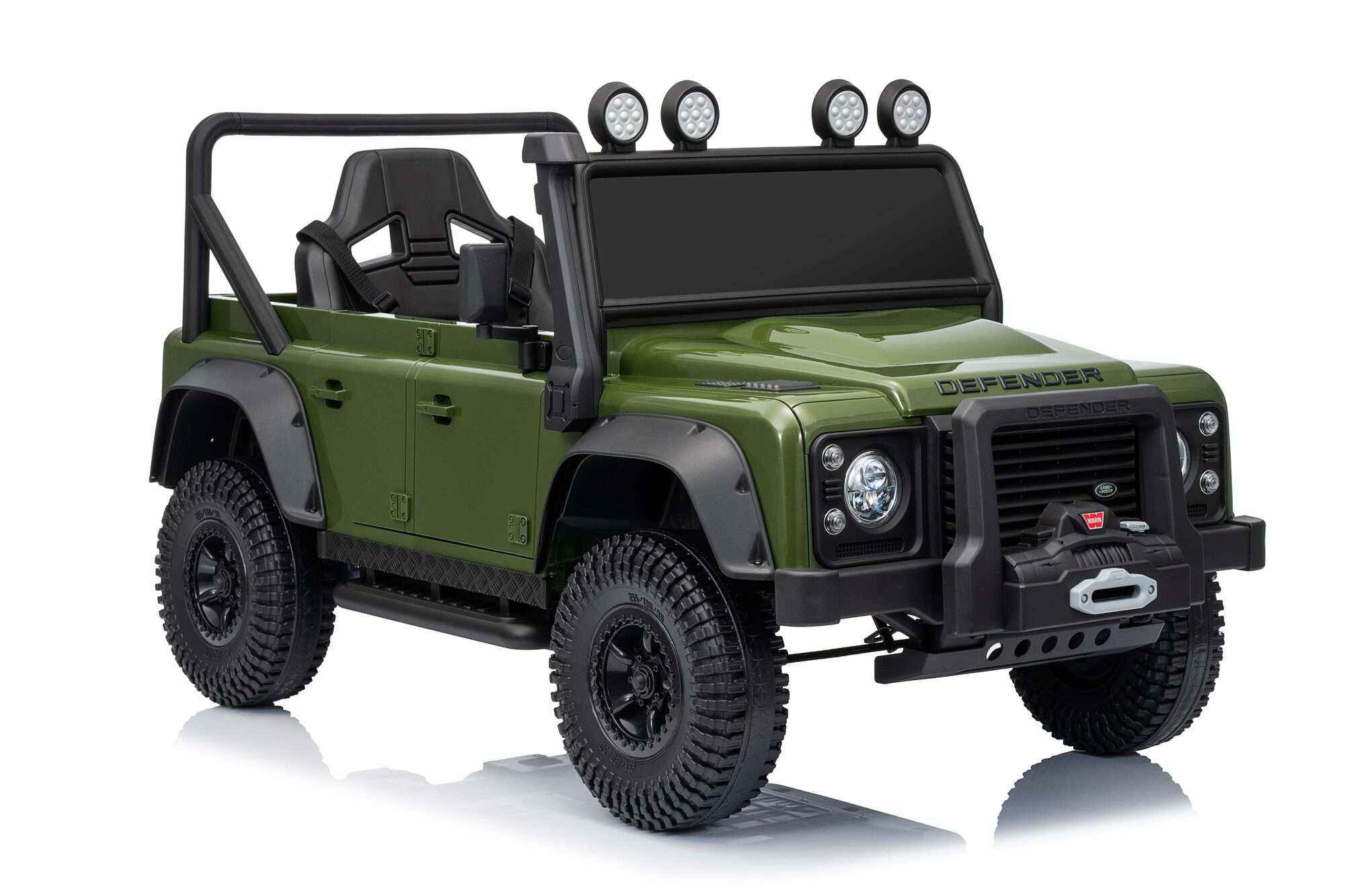 Image du produit : Land Rover Defender 110 SVX coche eléctrico para niños - Army Green (3 a 8 años)