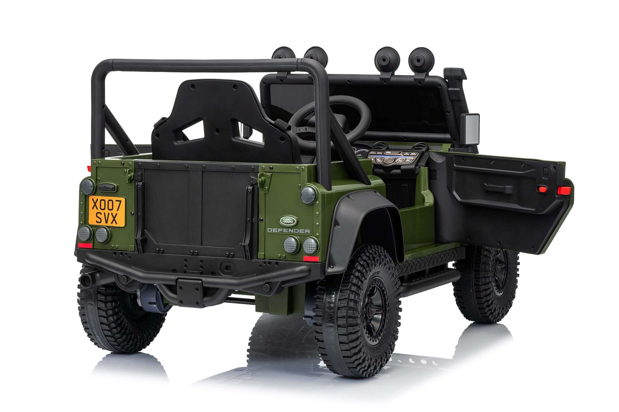 Image du produit : Land Rover Defender 110 SVX coche eléctrico para niños - Army Green (3 a 8 años)