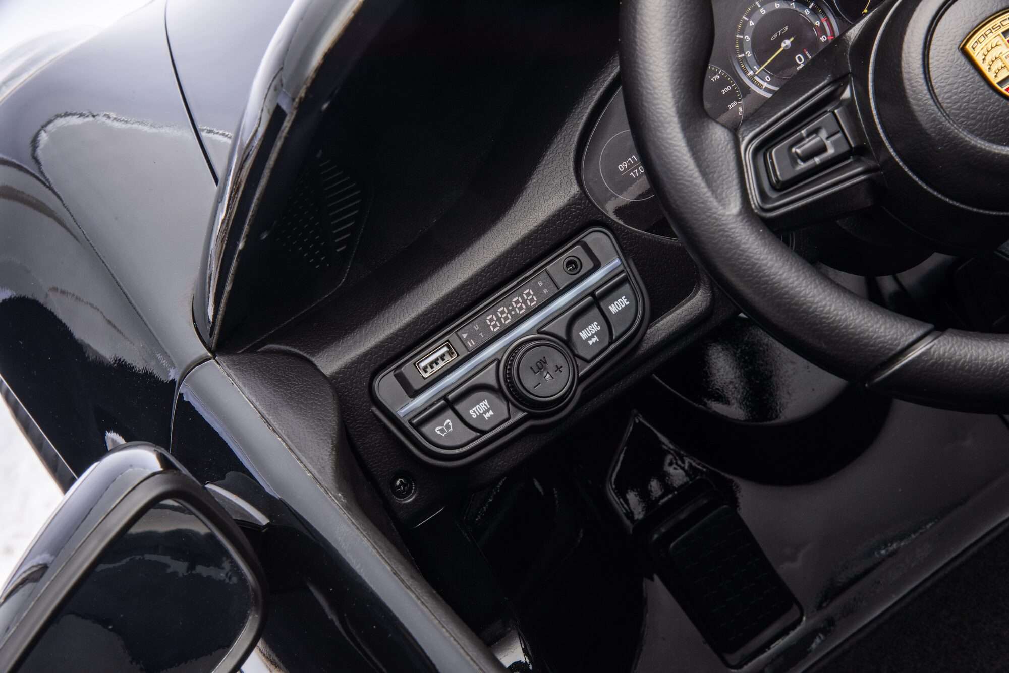 Image du produit : Coche eléctrico para niños Porsche 911 GT3 - Negro (3 a 8 años)