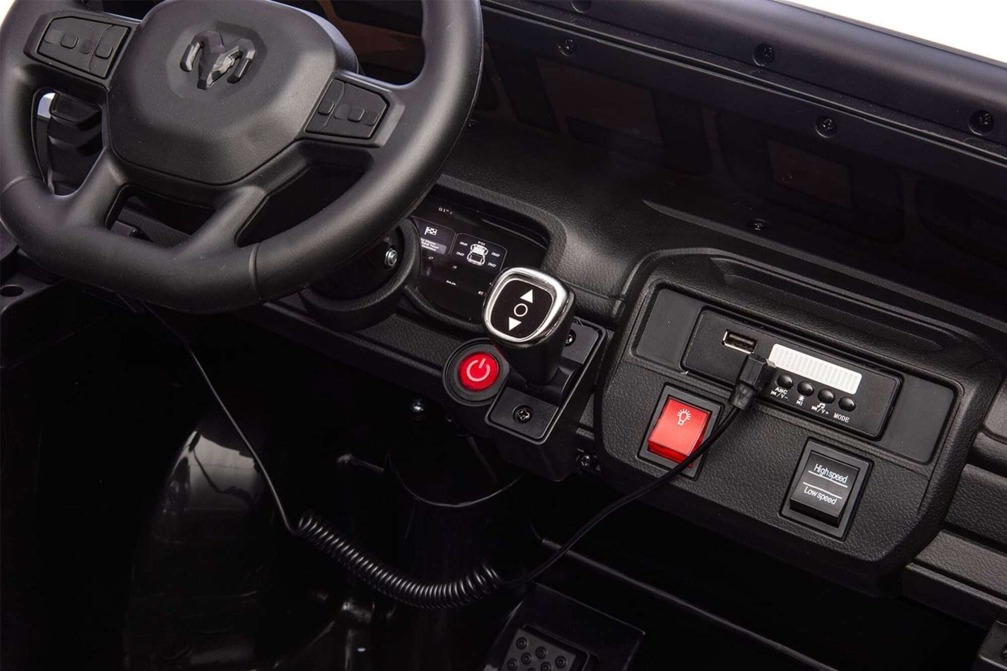 Image du produit : Licencia RAM 1500 RHO Police Super Truck en color Negro (3-8 años)