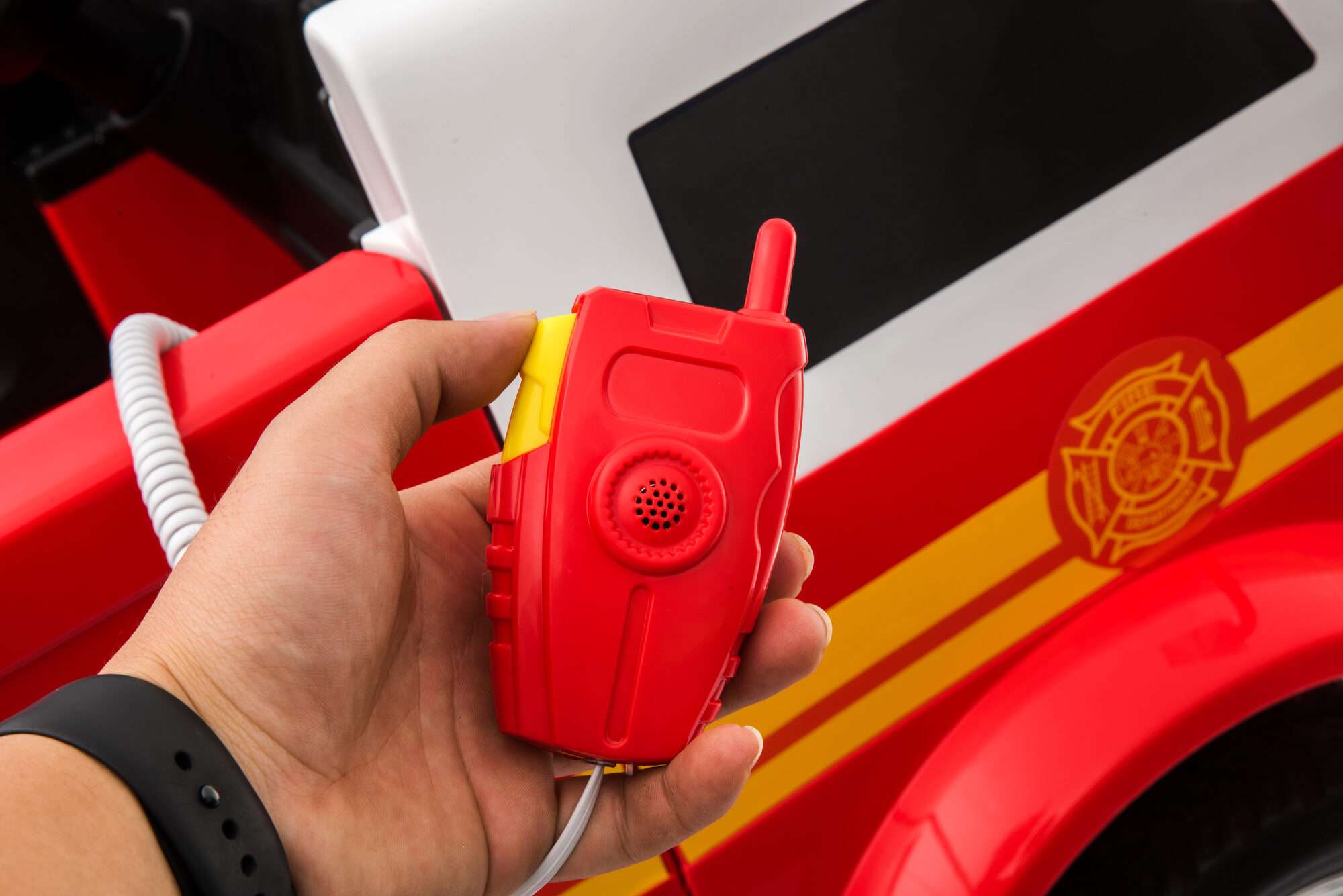 Image du produit : Camión de bomberos con luz de alarma contra incendios (3-8 años)