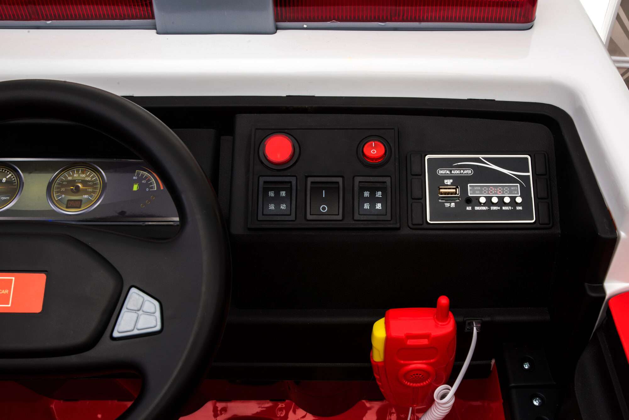 Image du produit : Camión de bomberos con luz de alarma contra incendios (3-8 años)