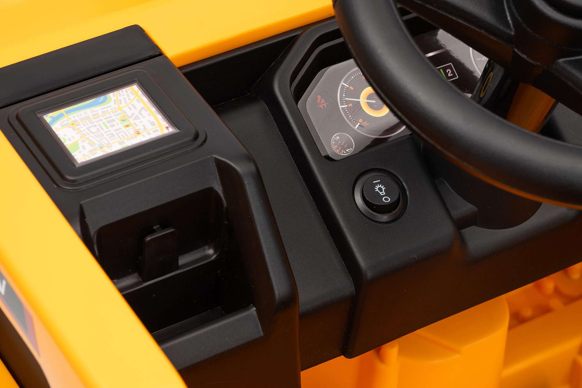 Image du produit : Camión de construcción con micrófono en color amarillo (3-8 años)