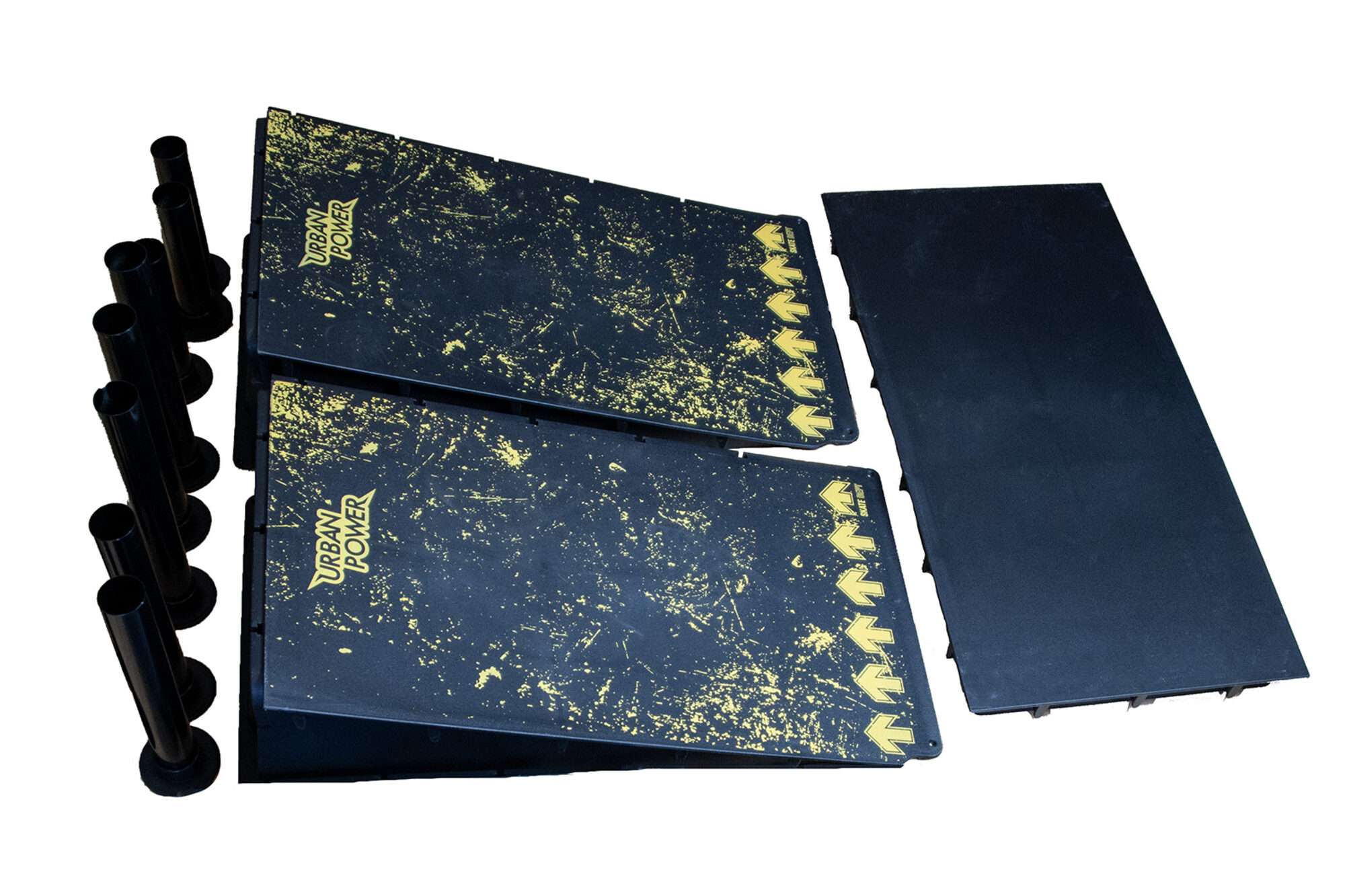 Image du produit : Juego de rampas modulares para monopatín - 3 configuraciones