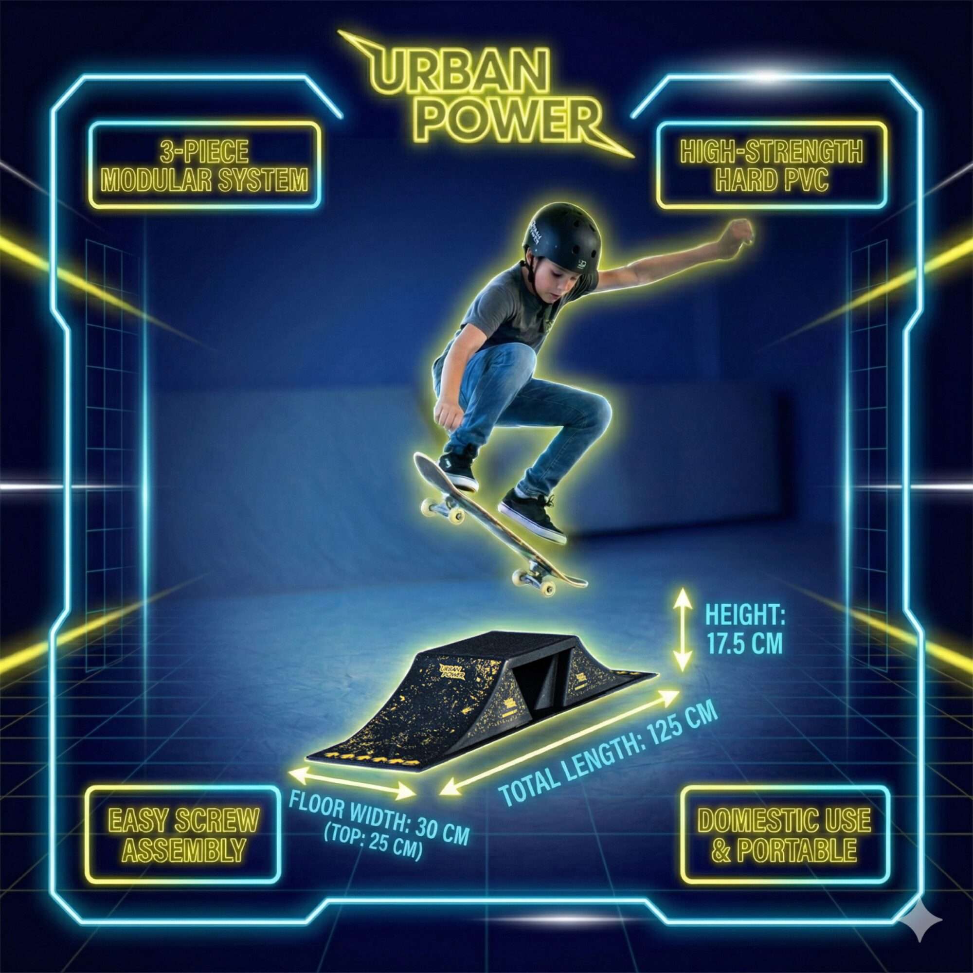 Image du produit : Rampa doble para monopatín