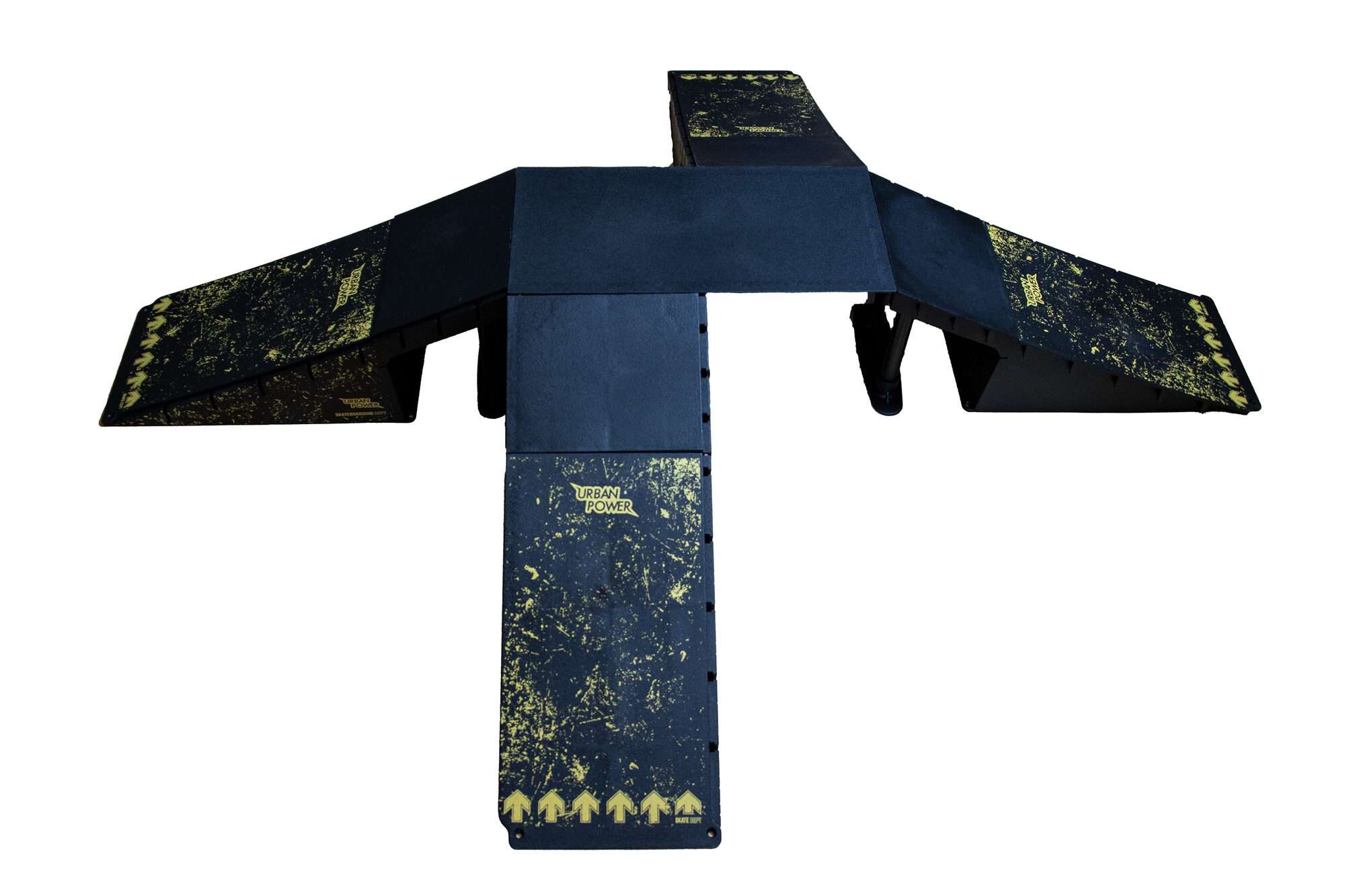 Image du produit : Juego de rampas modulares para monopatín - 13 configuraciones