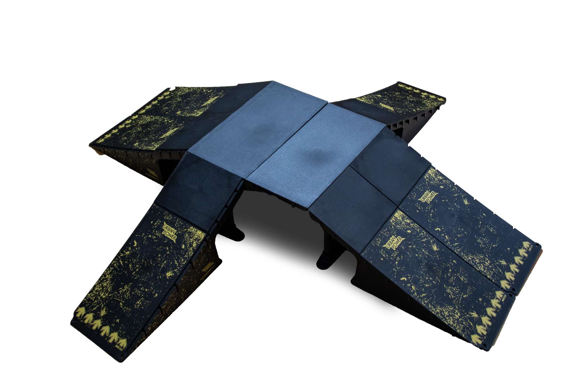 Image du produit : Juego de rampas modulares para monopatín - 13 configuraciones