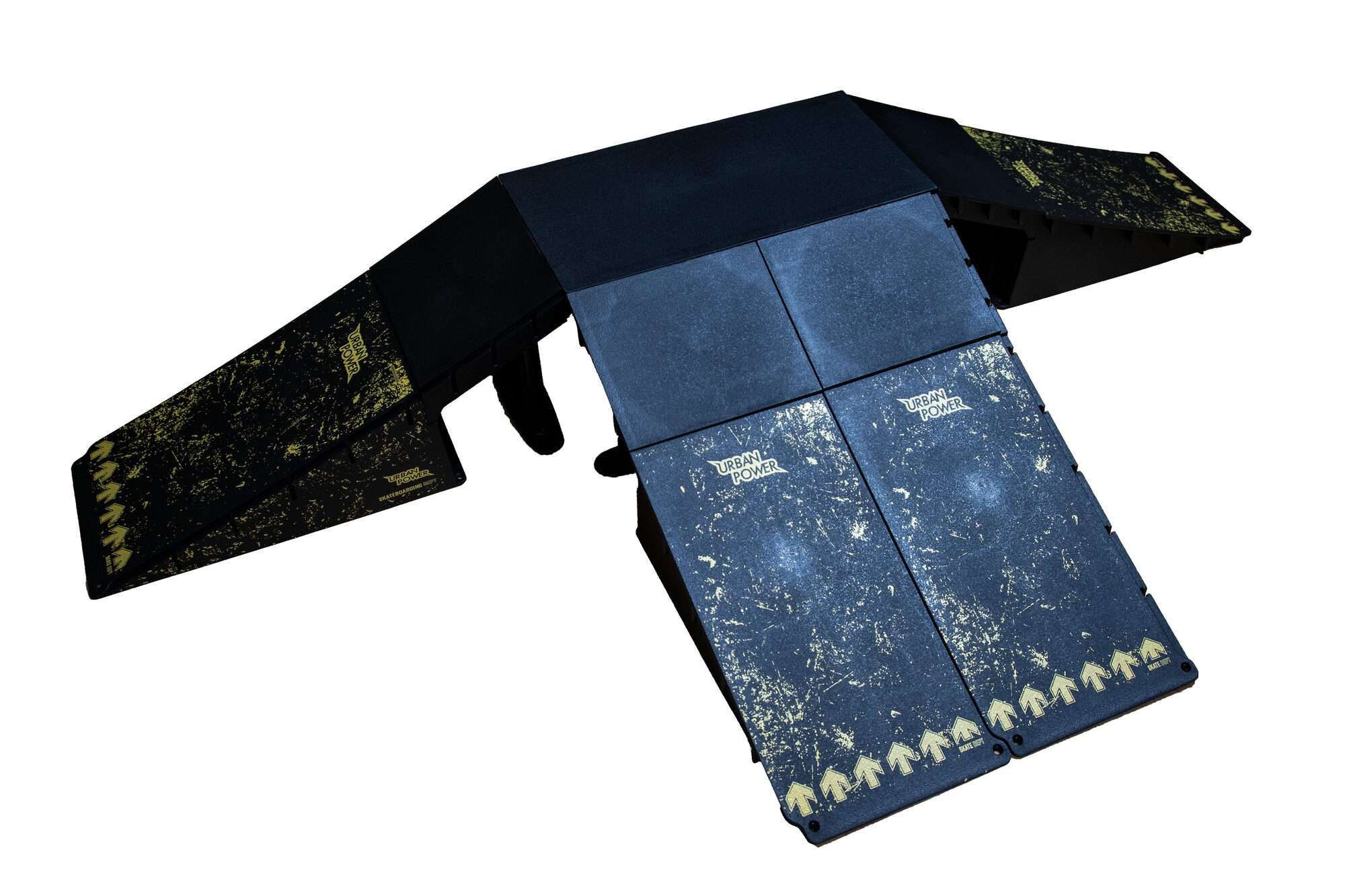 Image du produit : Juego de rampas modulares para monopatín - 13 configuraciones