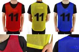 Petos numerados - Lote de 11 - Tamaño y color a elegir