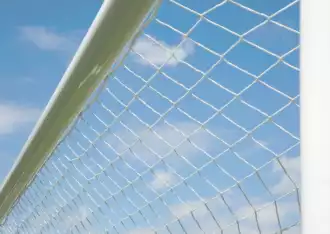 Red de fútbol UNICOLOR - 7,32 x 2,44 x 2 x 2m - 4mm