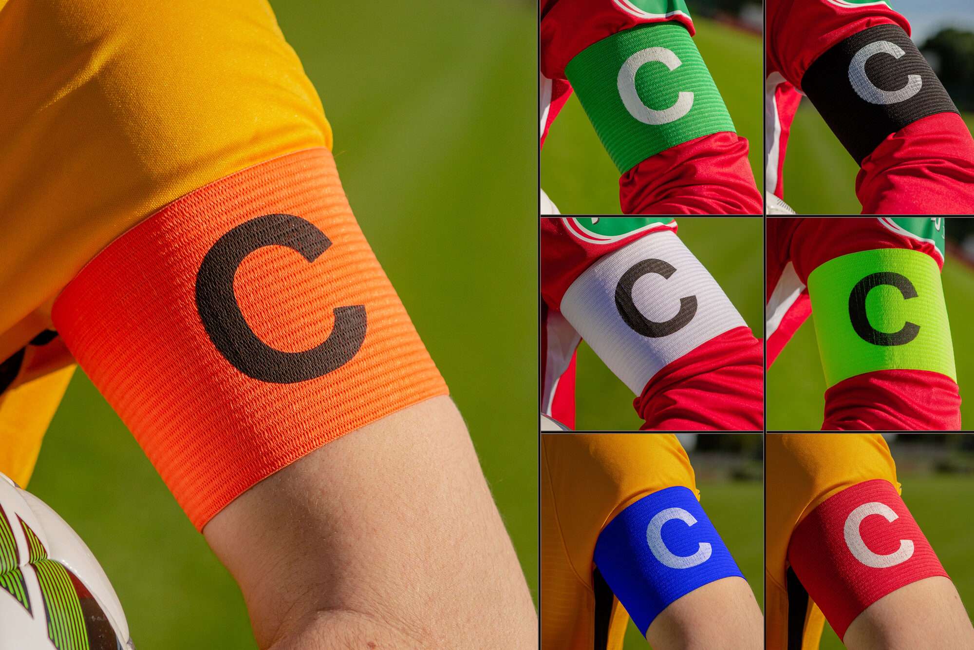 Image du produit : Brazalete «C» de capitán - Color y talla a elegir