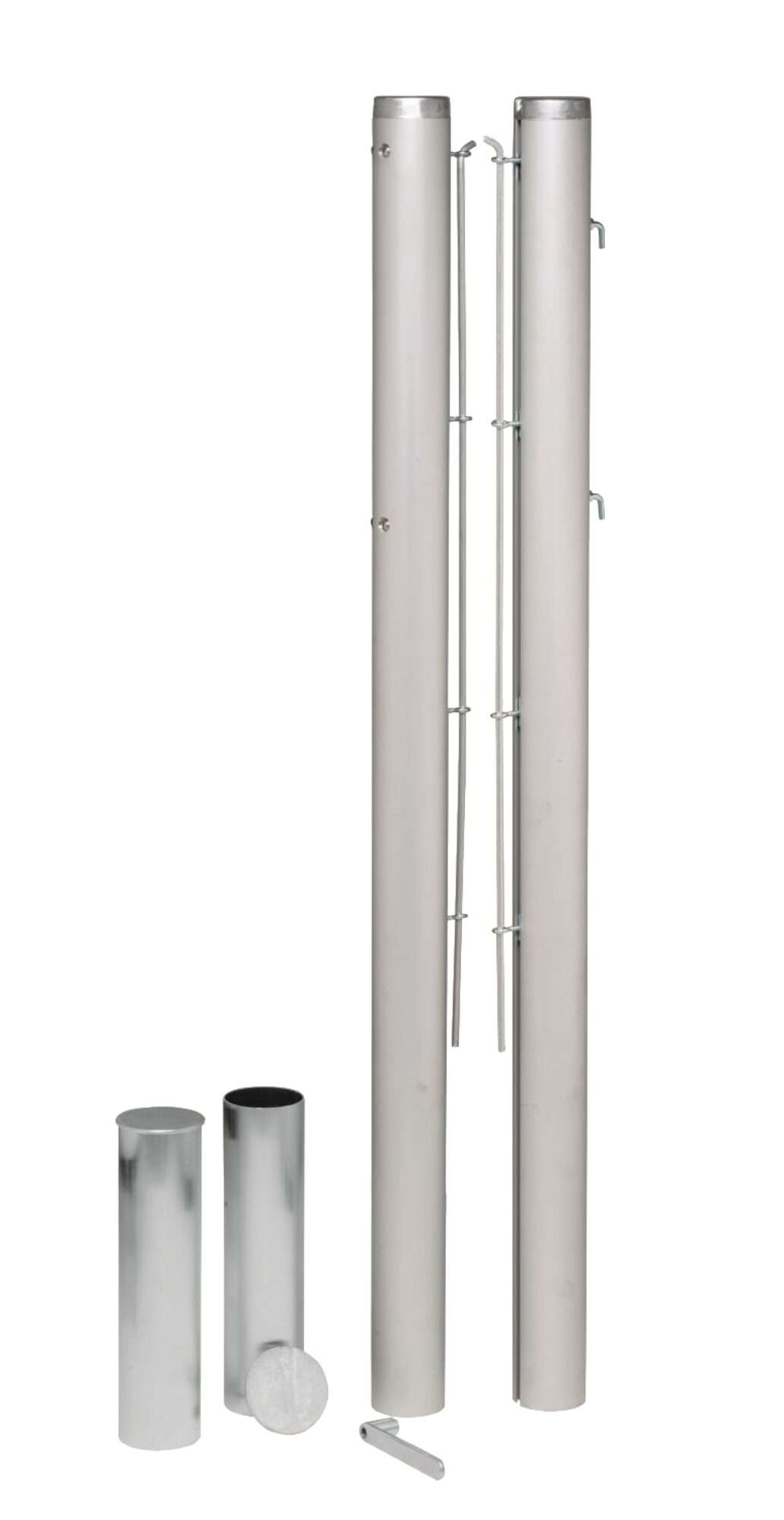 Image du produit : Par de postes de tenis redondos de aluminio - Color a elegir