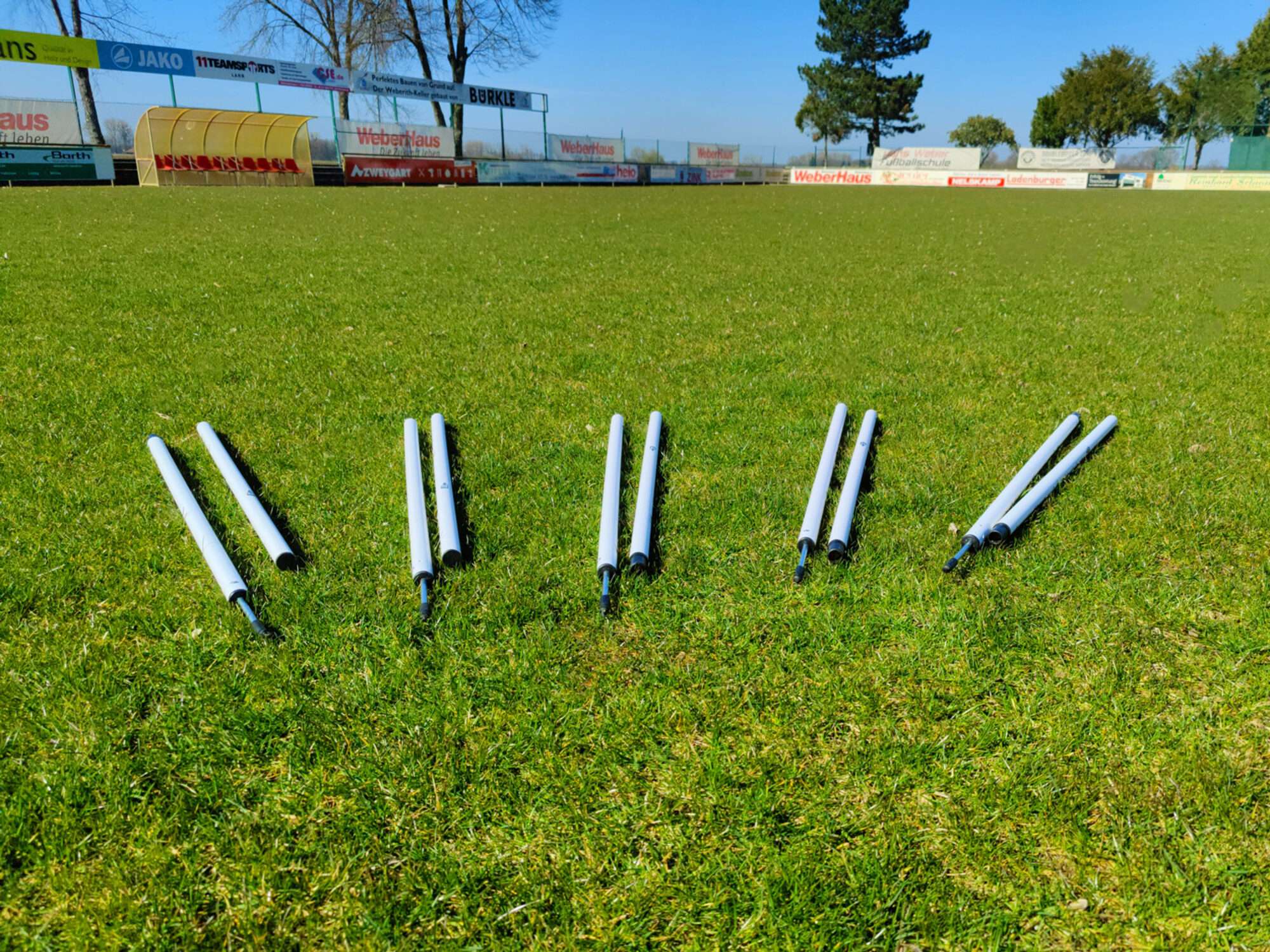 Image du produit : Lote de 5 bastones de eslalon blancos  - extremadamente resistentes