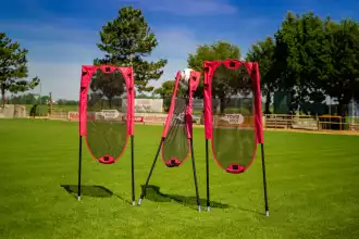 Kit de 3 maniquíes para barrera de tiro libre flexibles y plegables 