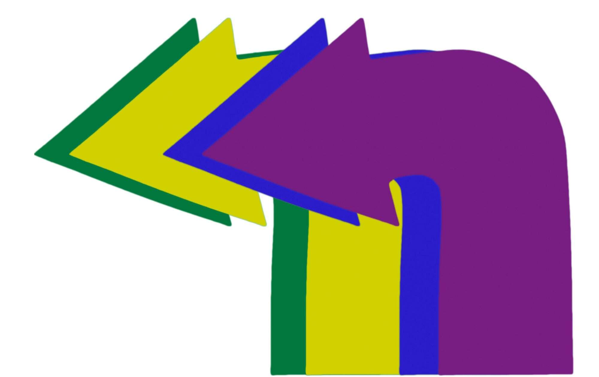 Image du produit : Lote de 4 marcadores flechas encorvadas - Perfecto para clases de primaria