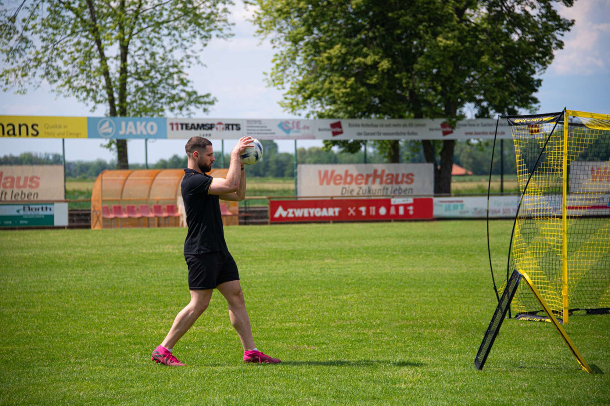 Image du produit : Red de rebote multideporte de 90 x 90 cm