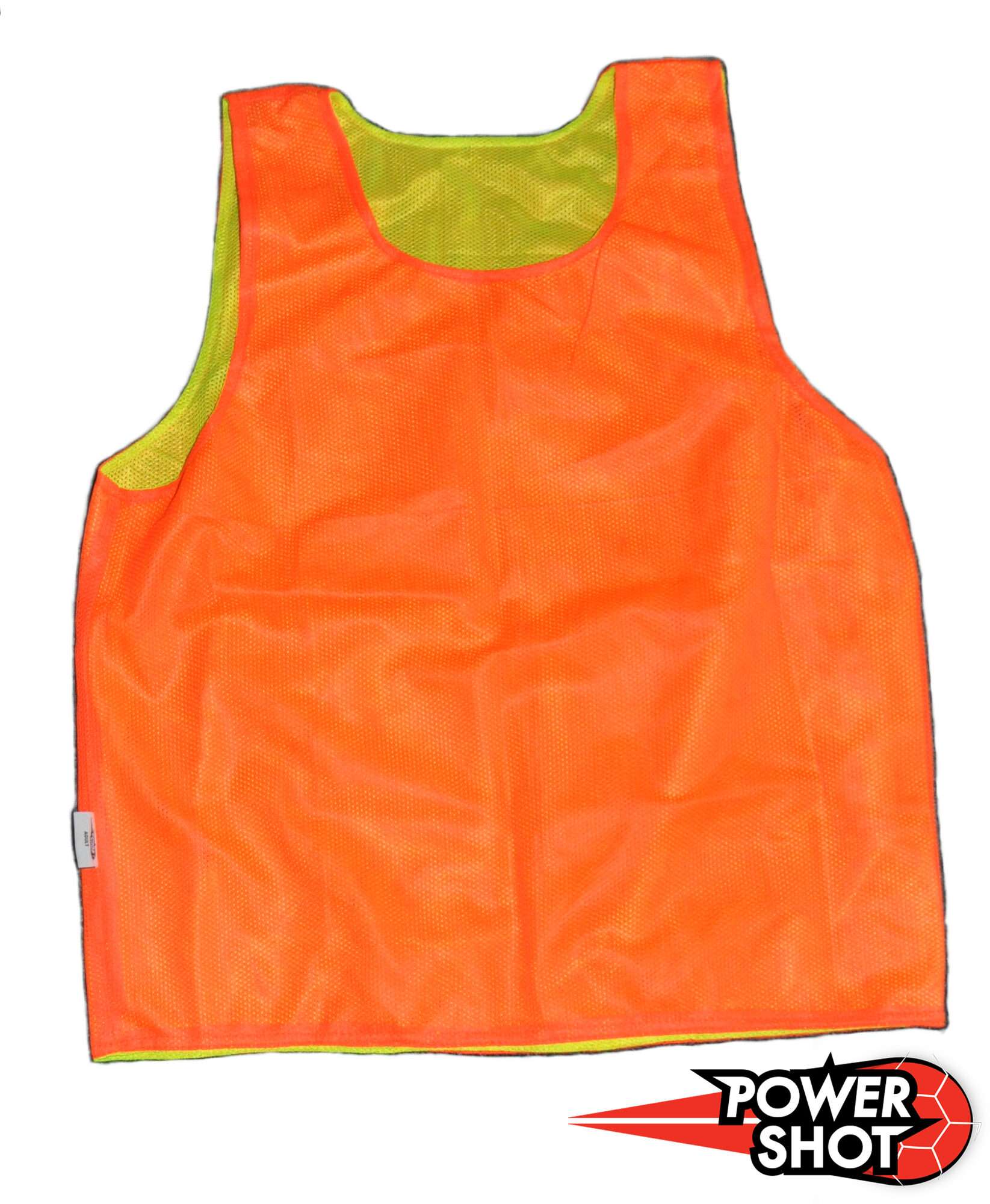 Image du produit : Chaleco de entrenamiento reversible - Amarillo/Naranja - Lote de 5 - M/L