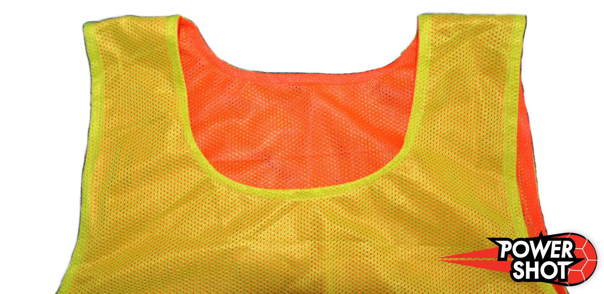 Image du produit : Chaleco de entrenamiento reversible - Amarillo/Naranja - Lote de 5 - M/L