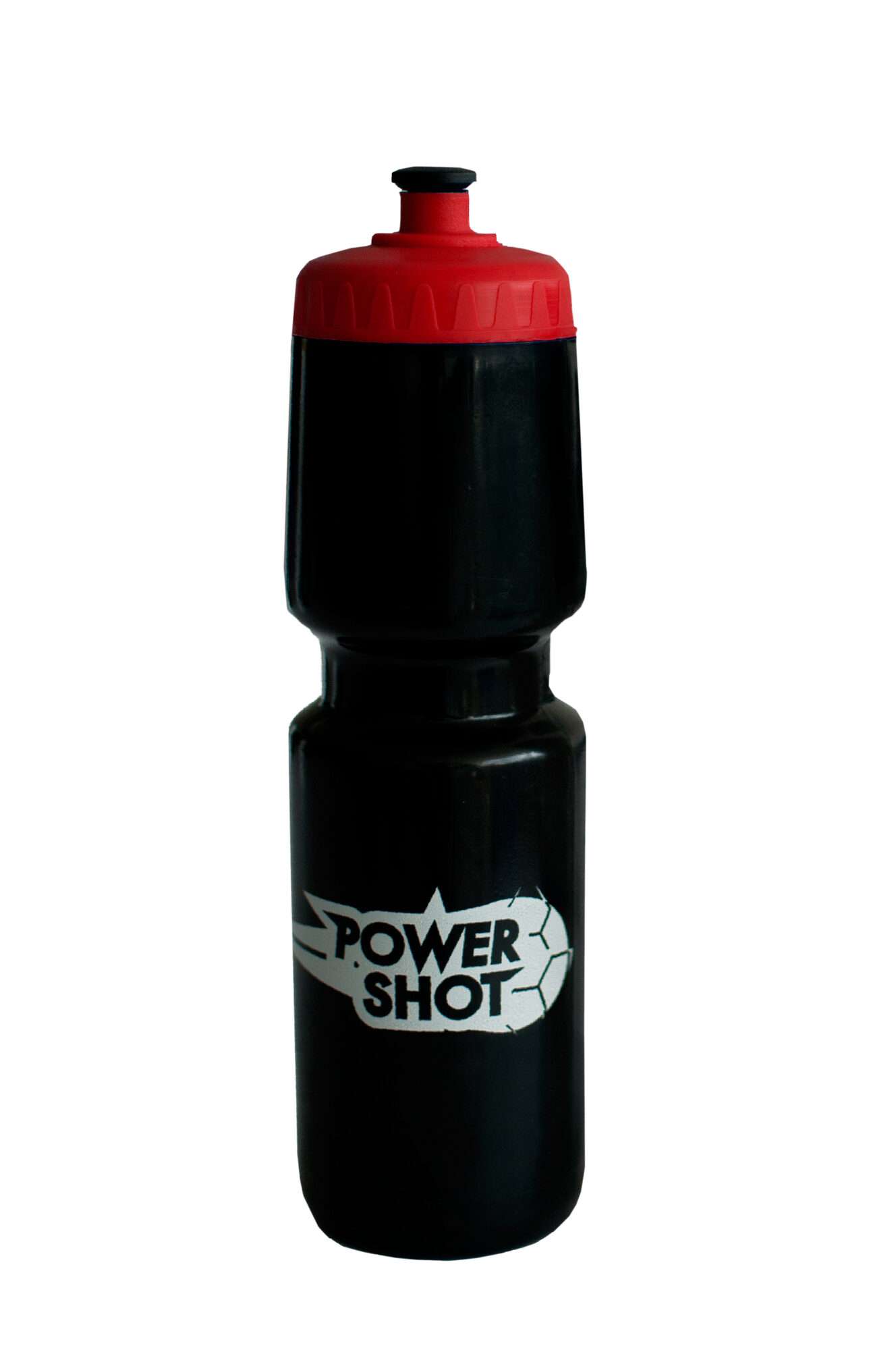 Image du produit : POWERSHOT® Botella blanca o negra con tapa elección
