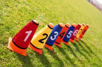 Fundas numeradas del 1 al 8 para conos