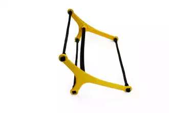 Valla de agilidad triangular de varias alturas