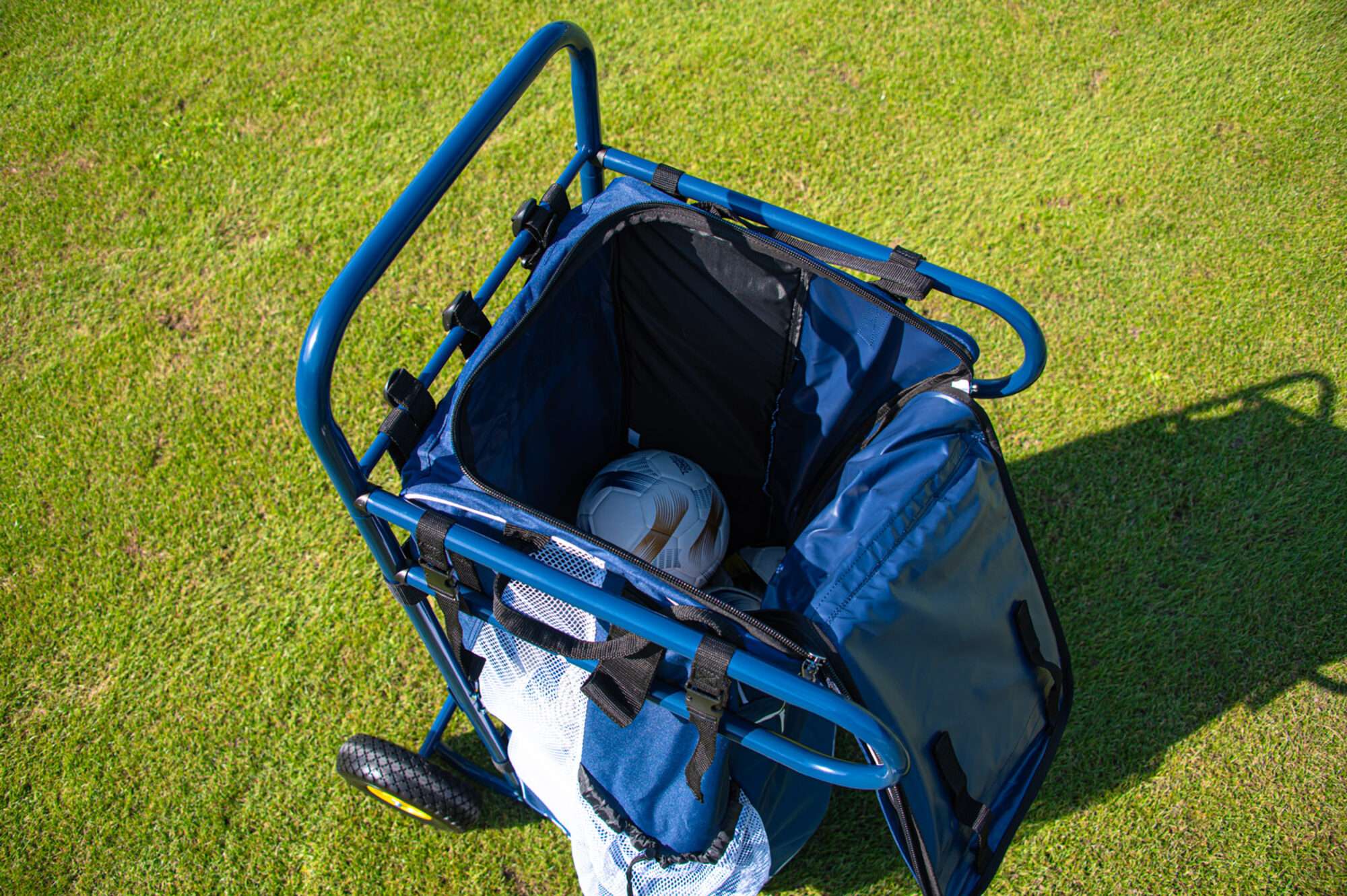 Image du produit : Powercart® - Carro para material de fútbol (Azul/blanco)