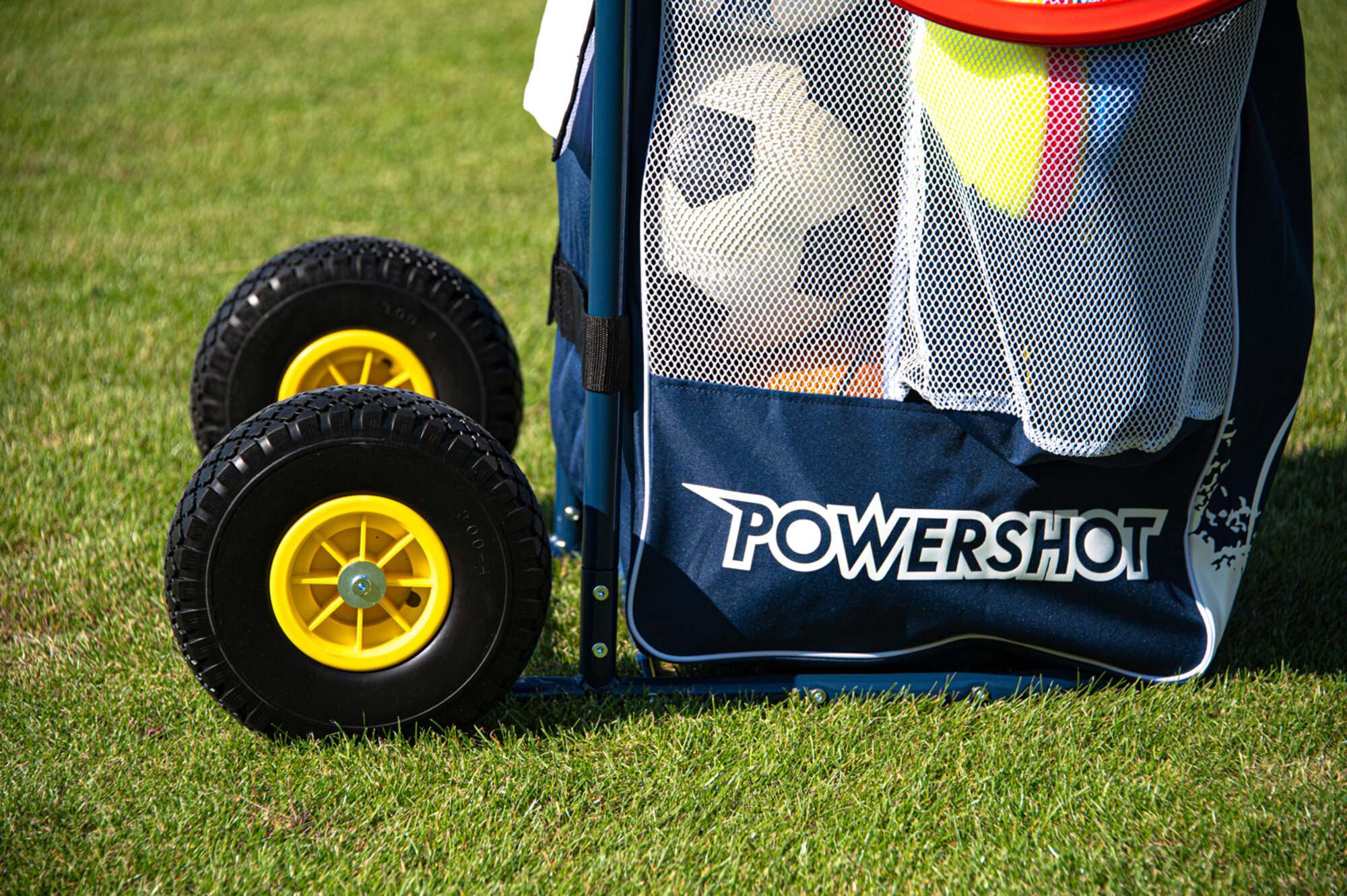 Image du produit : Powercart® - Carro para material de fútbol (Azul/blanco)