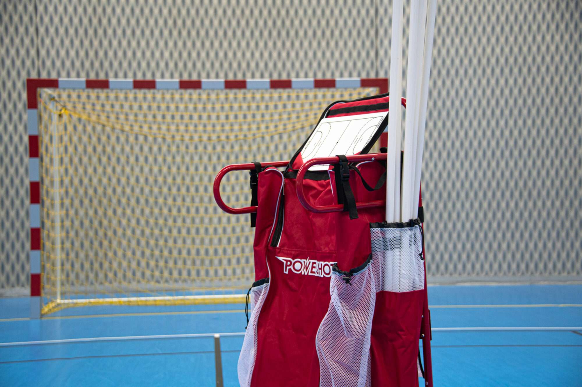 Image du produit : Powercart® - Carro para material de balonmano (rojo)