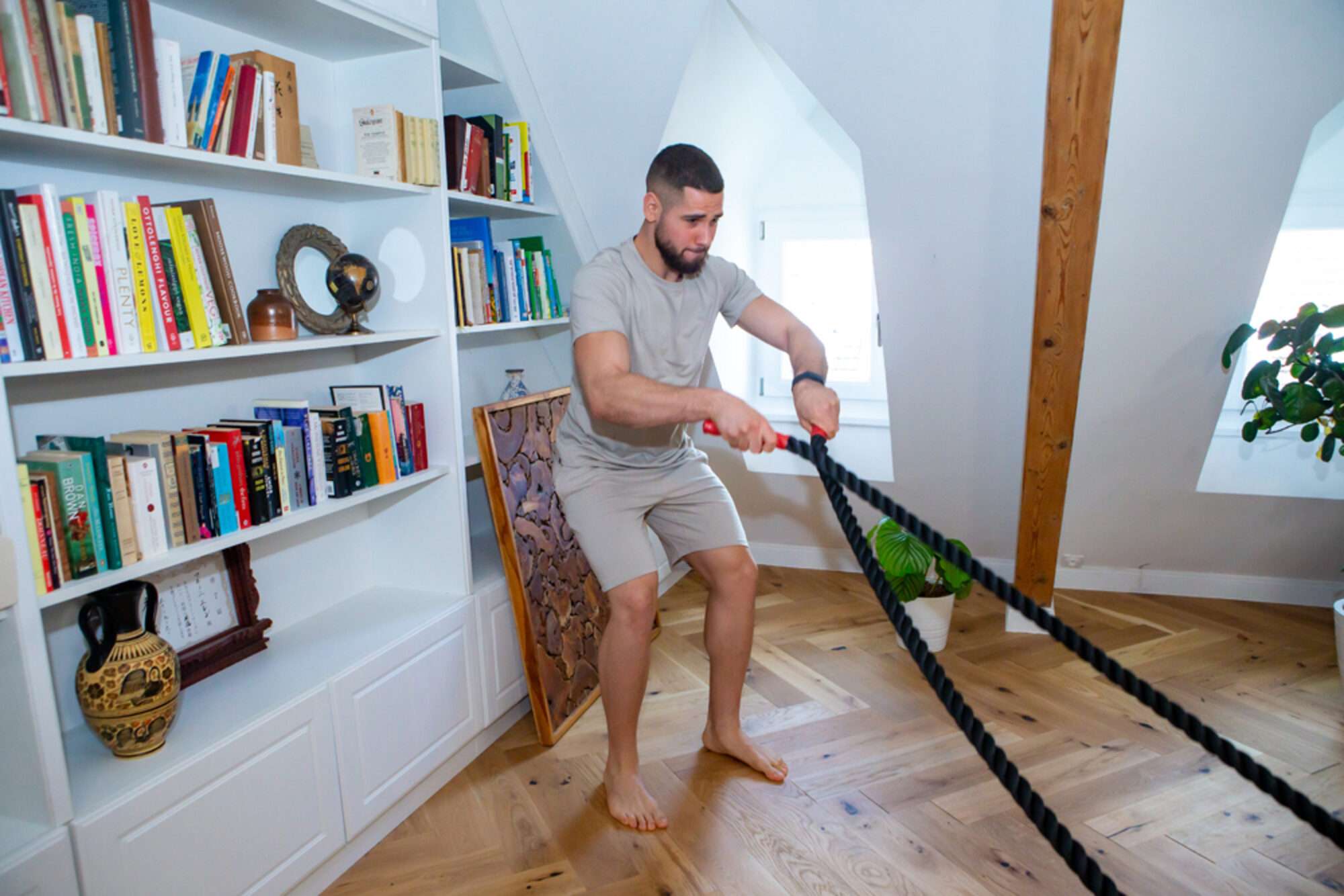 Image du produit : Cuerda ondulada - Battle rope - 9 metros