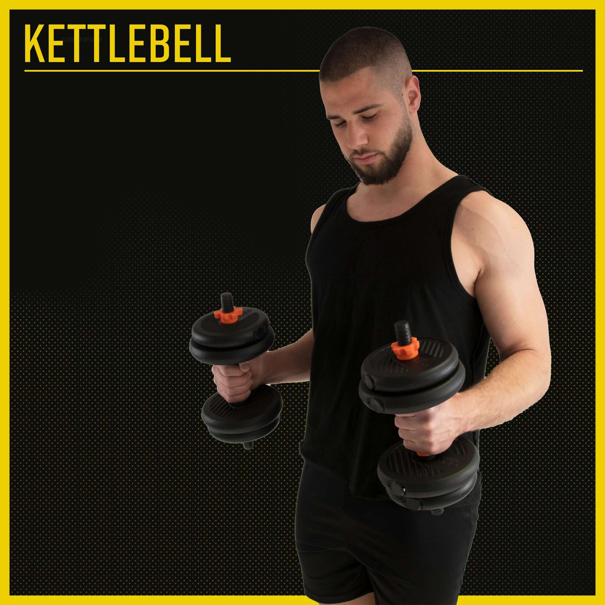 Image du produit : Kit de musculación - 2 x 5 / 7,5 o 10 kg 