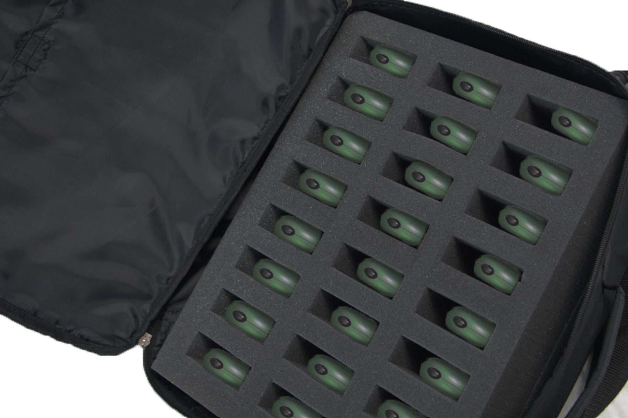 Image du produit : Juego de 24 cronómetros con 60 memorias y bolsa de transporte