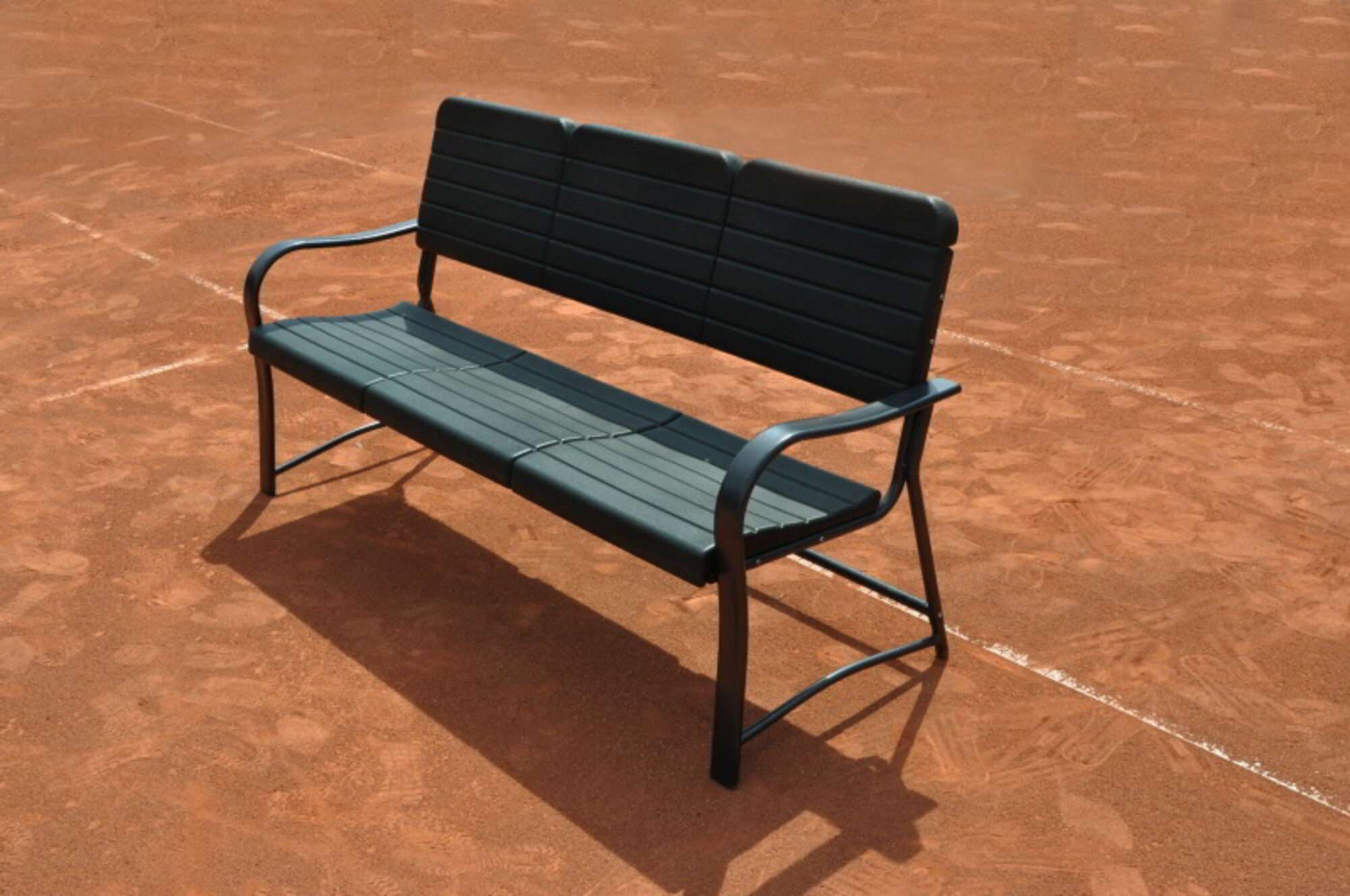 Image du produit : Banco para canchas de tenis durable y resistente a la intemperie - 1,60 m