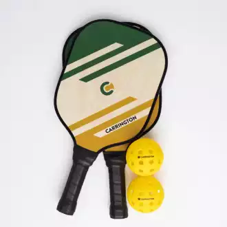 Pickleball - Raqueta y pelota de madera (juego de 2)
