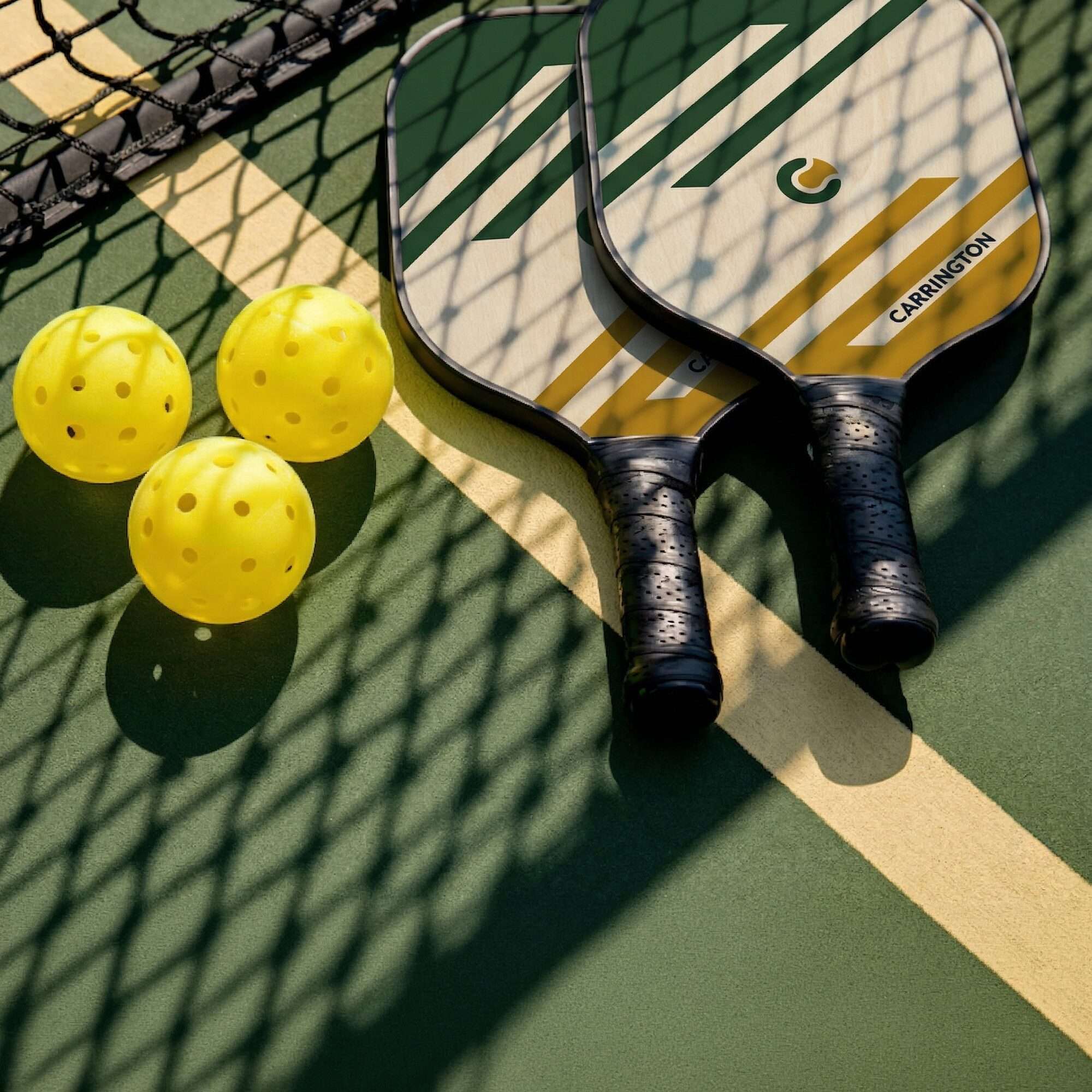 Image du produit : Pickleball - Raqueta y pelota de madera (juego de 2)