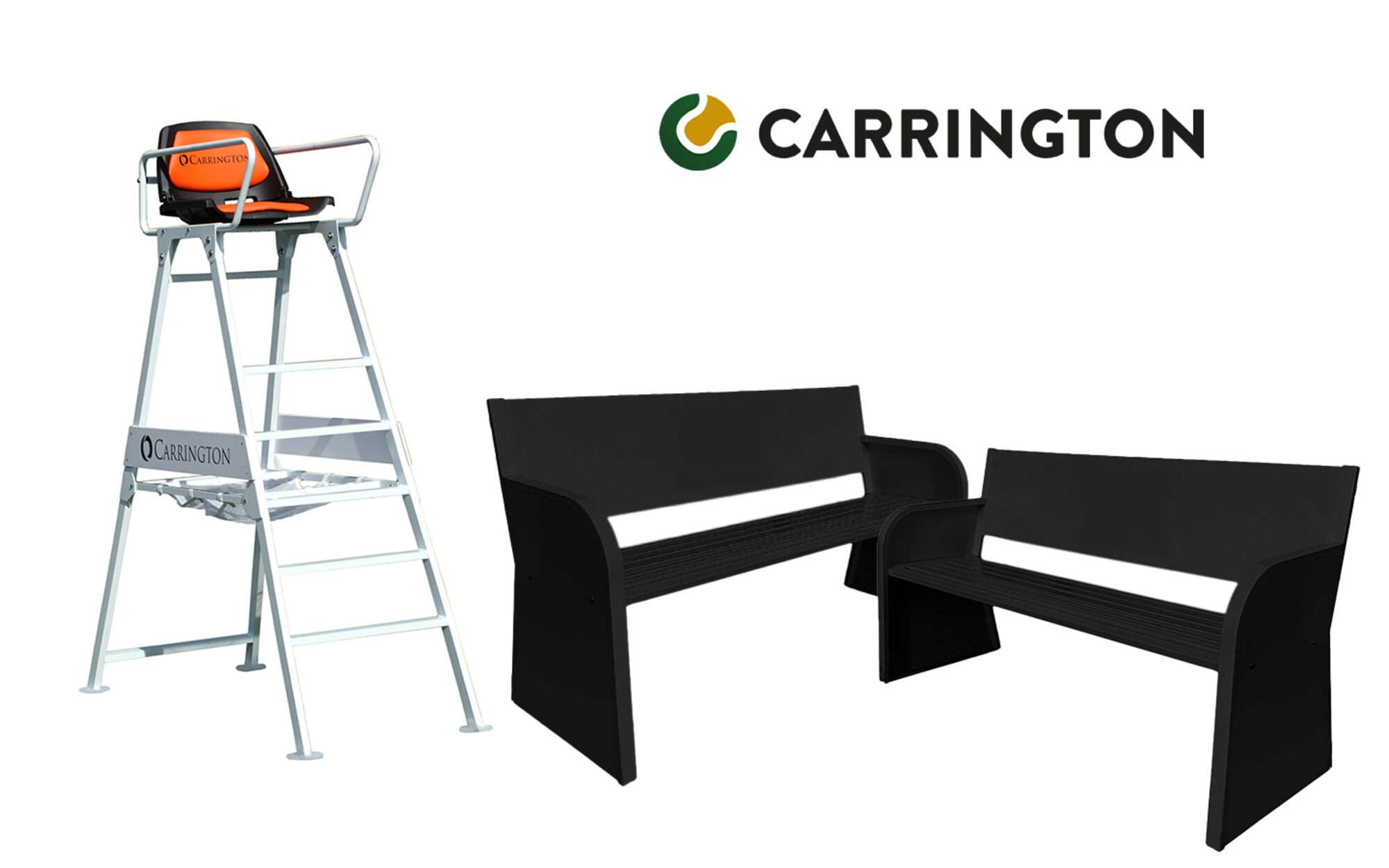 Image du produit : Kit de banco y silla para pista de tenis - Carrington