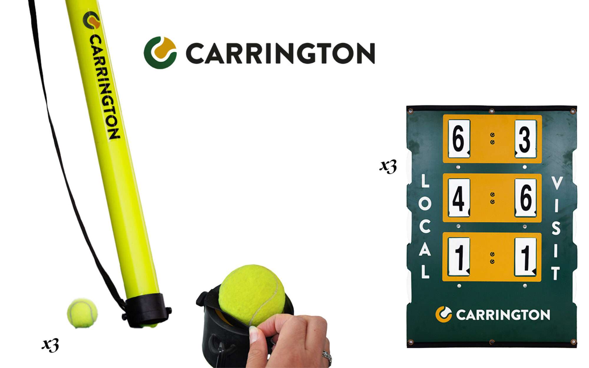 Image du produit : Kit de accesorios de tenis - Carrington