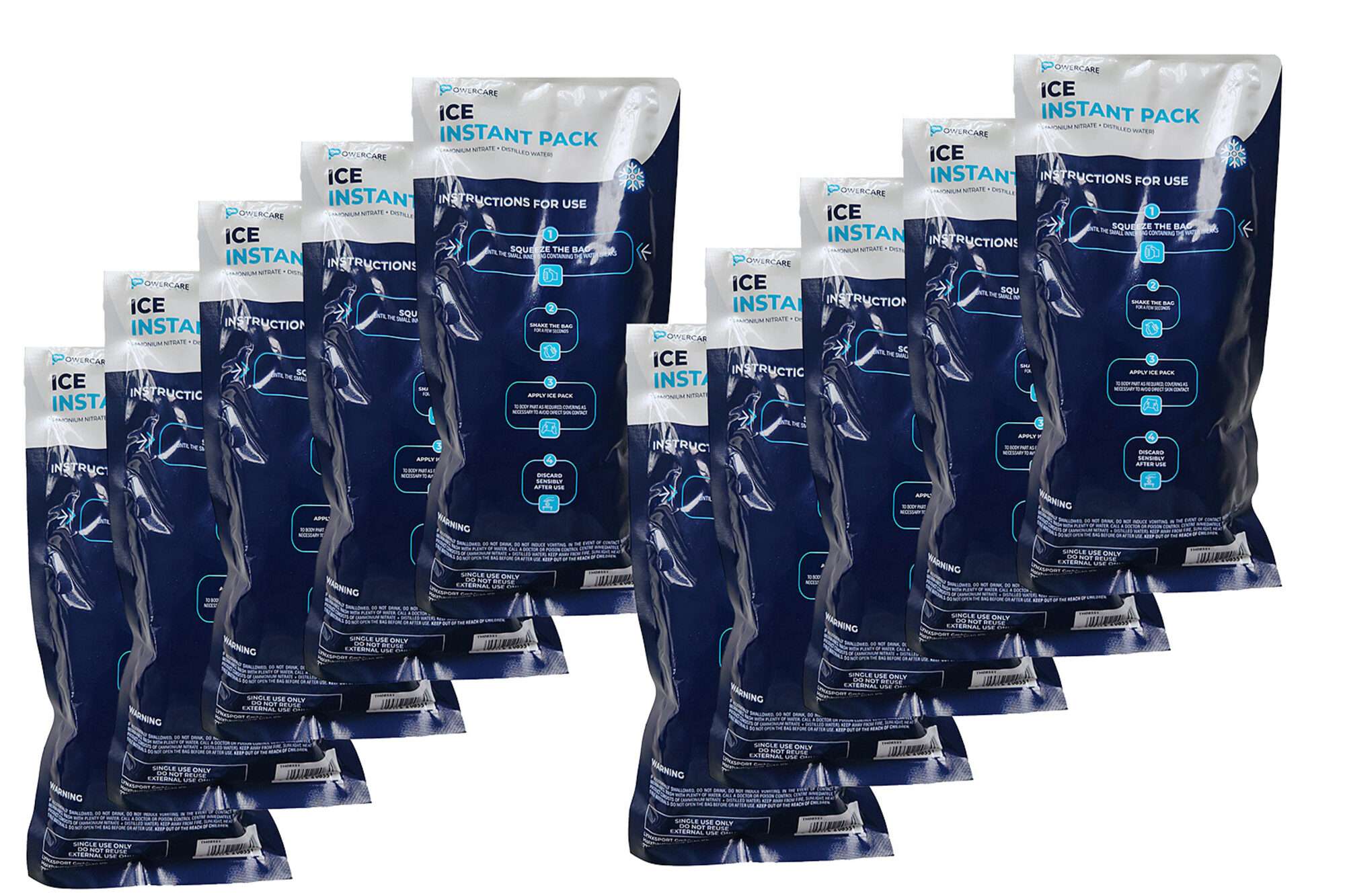 Image du produit : Paquete de 10 bolsas frías instantáneas 27x13 cm