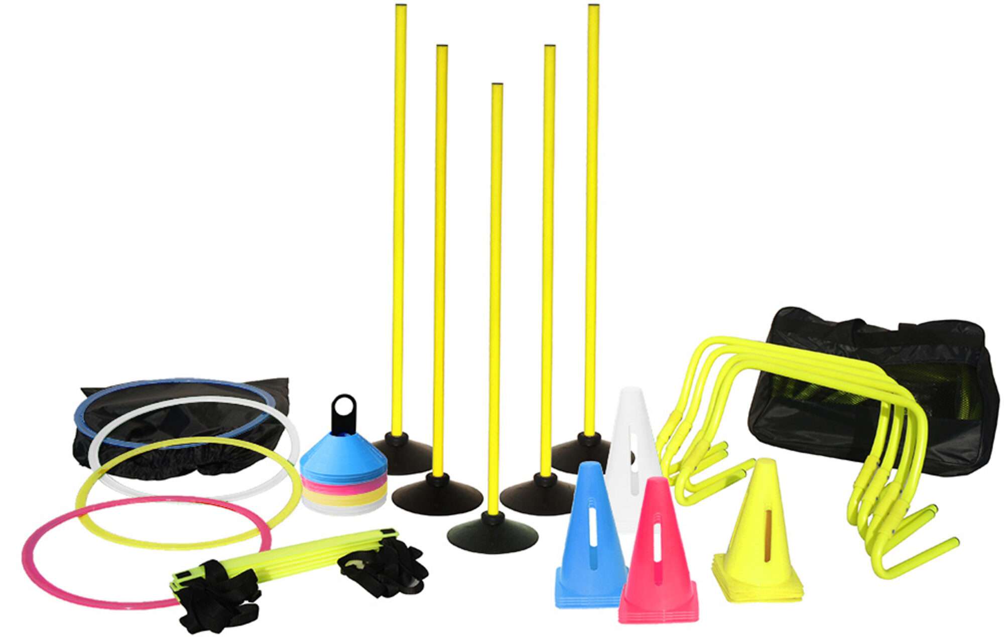 Image du produit : Kit de entrenamiento Pro - Copas, aros planos, mini vallas...