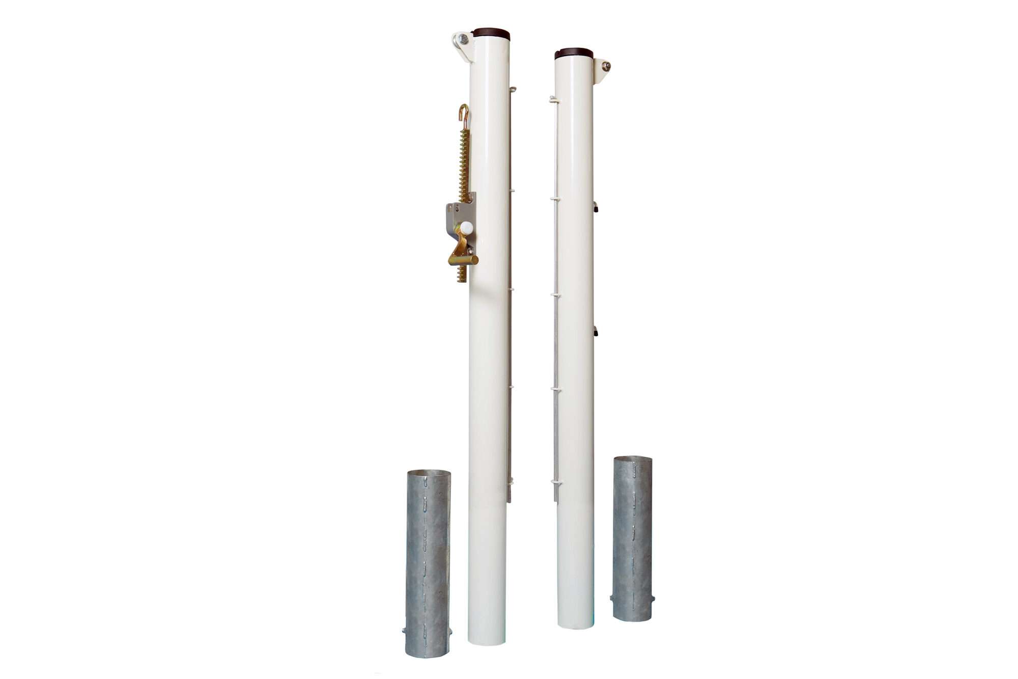 Image du produit : Par de postes de tenis redondos de 90 mm de acero