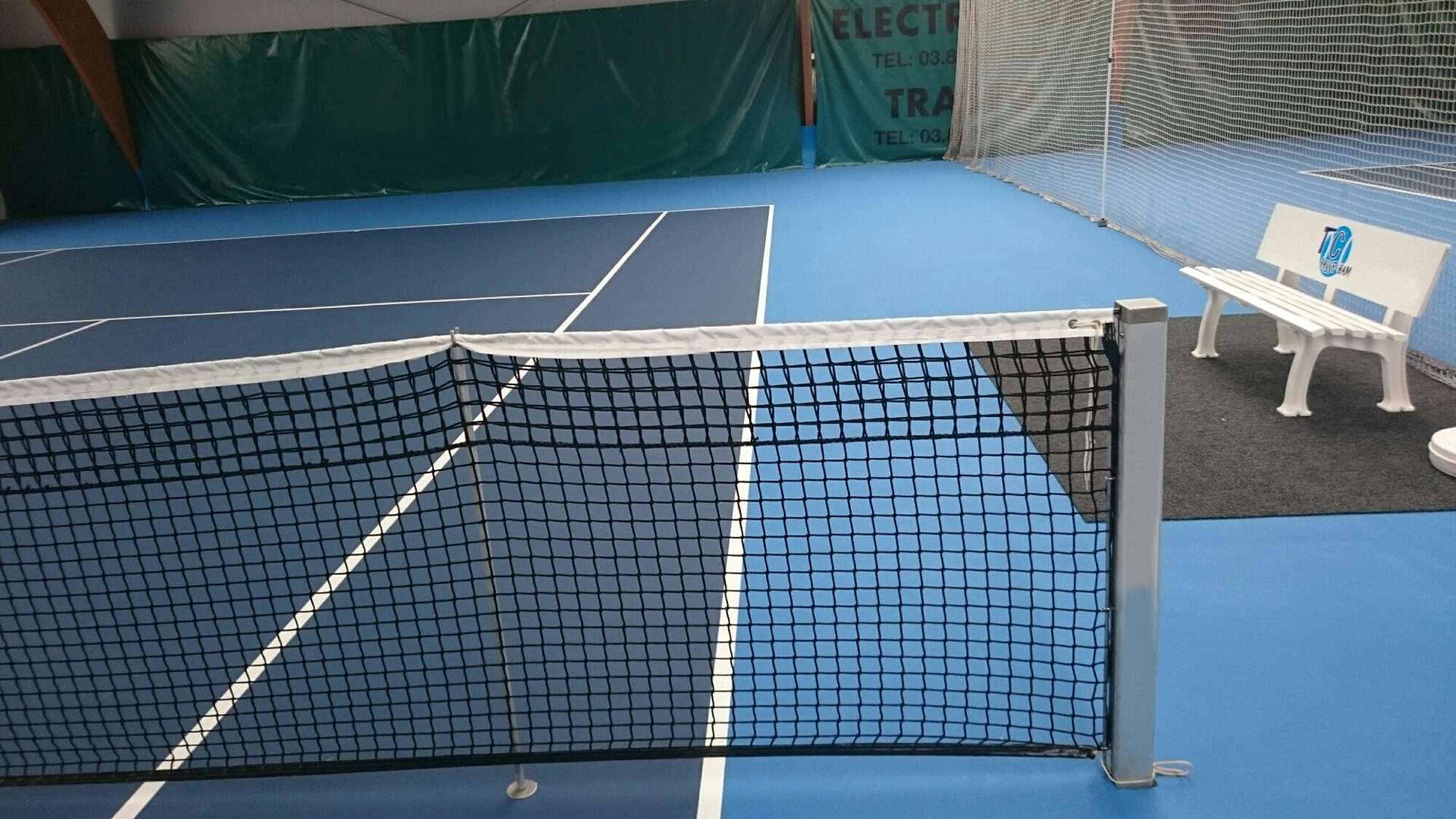 Image du produit : Postes de tenis cuadrados de aluminio