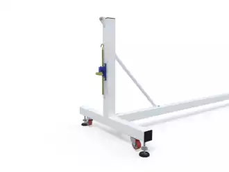 Postes de tenis transportables de acero galvanizado