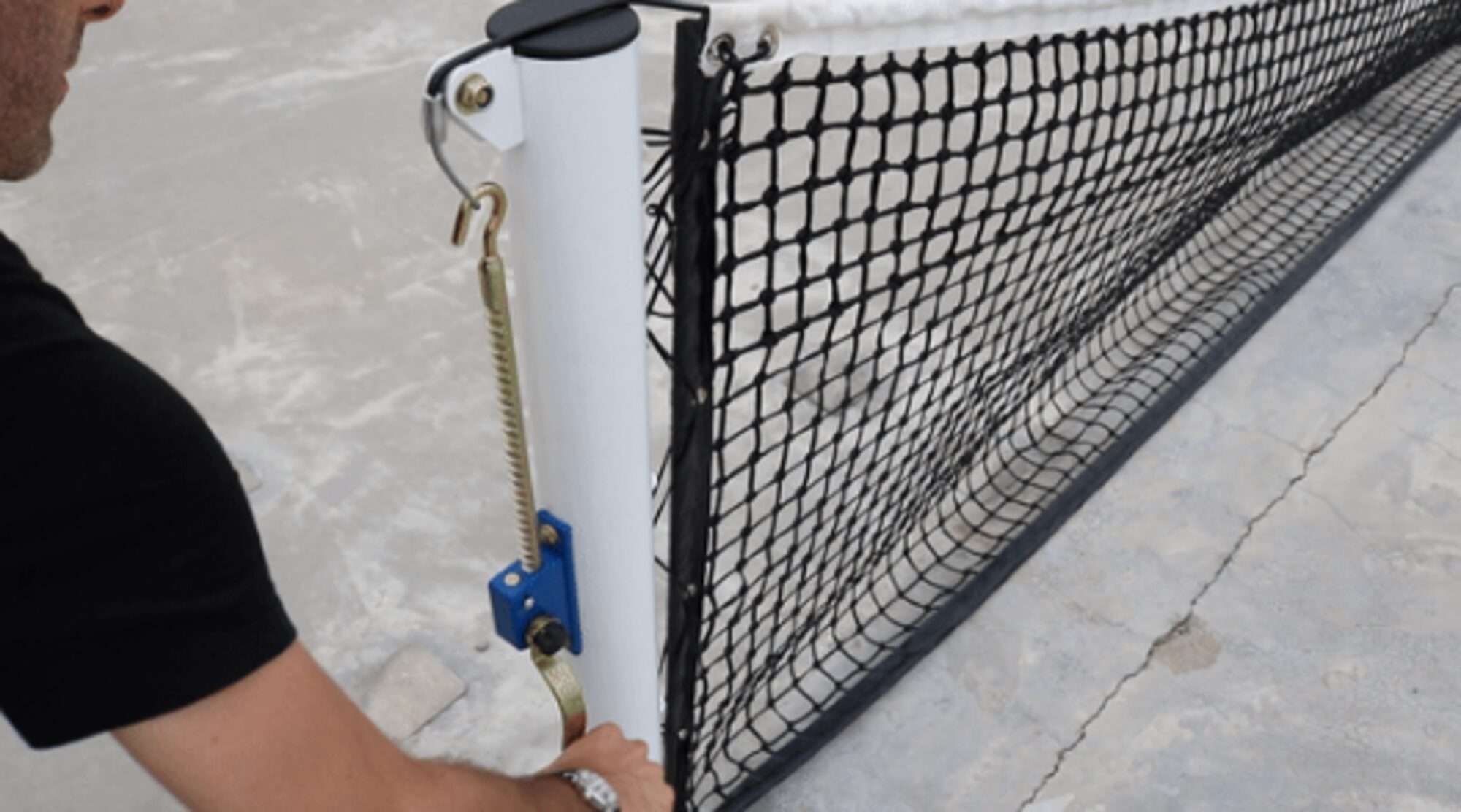 Image du produit : Postes de tenis transportables de acero galvanizado