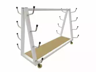 Carro de transporte para postes de voleibol