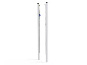 Poste central de voleibol fijo para el entrenamiento