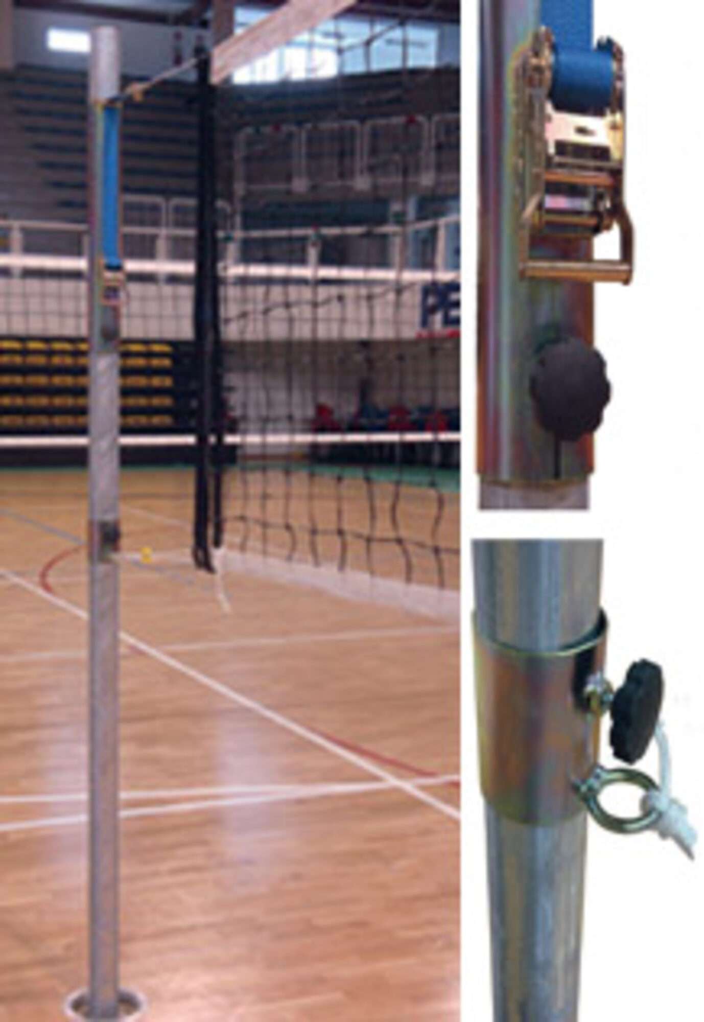Image du produit : Postes de voleibol monotubolares de acero
